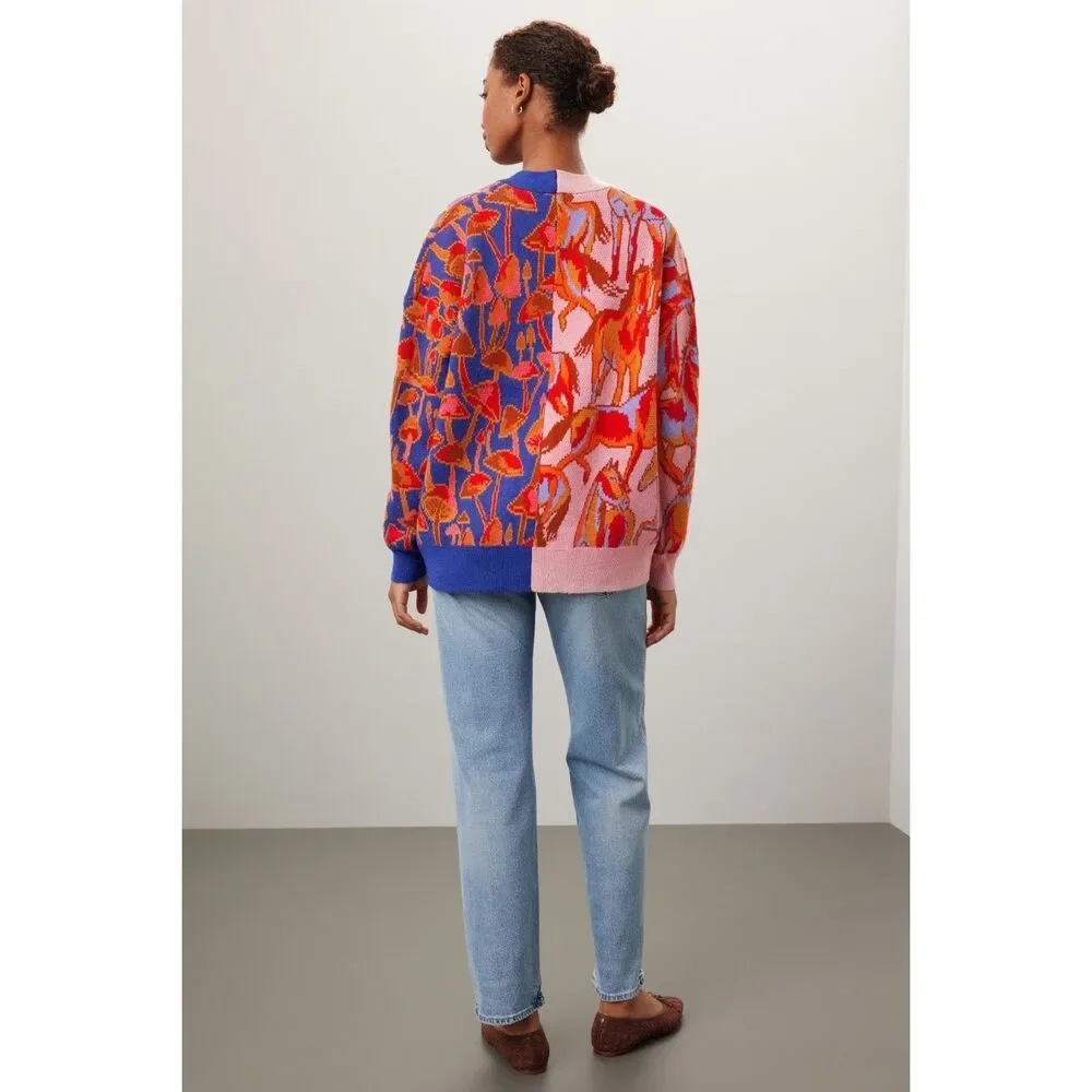 FARM Rio Colorful V-Neck Sweater - Picture 4 of 10